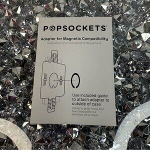 POPSOCKETS Adapter for Magnetic Compatibility - White Packaging MagSafe